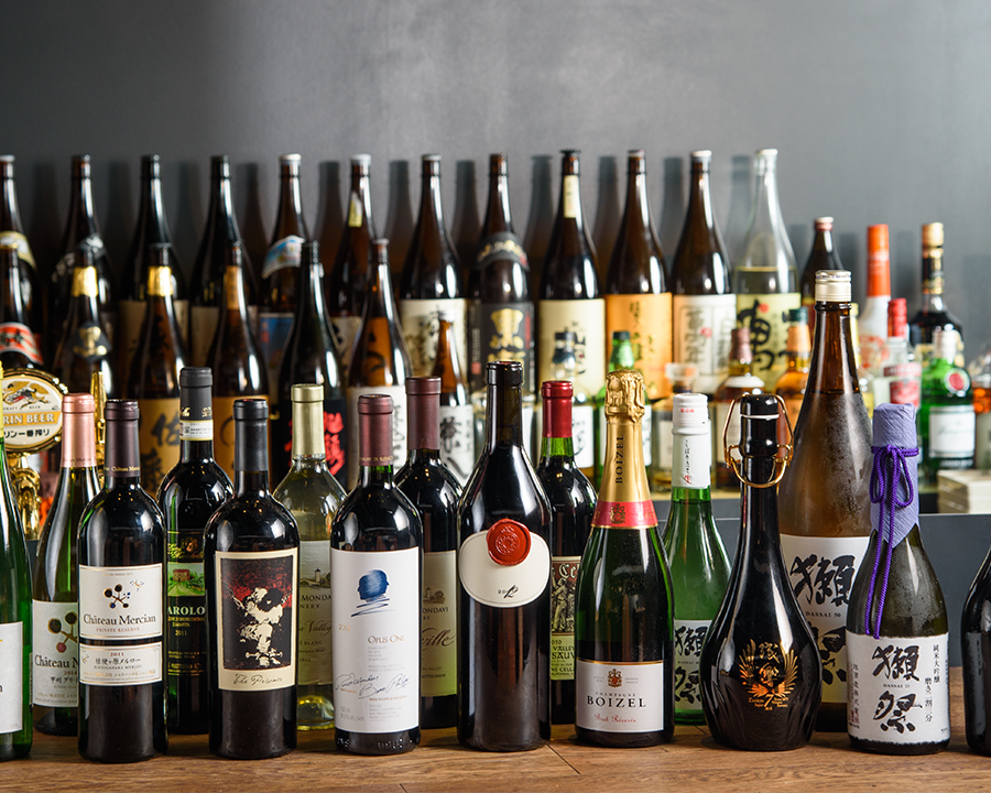 【単品飲み放題コース】■2時間1,980円■*コースとセットの場合1,500円*ドリンク80種~(1,980円)