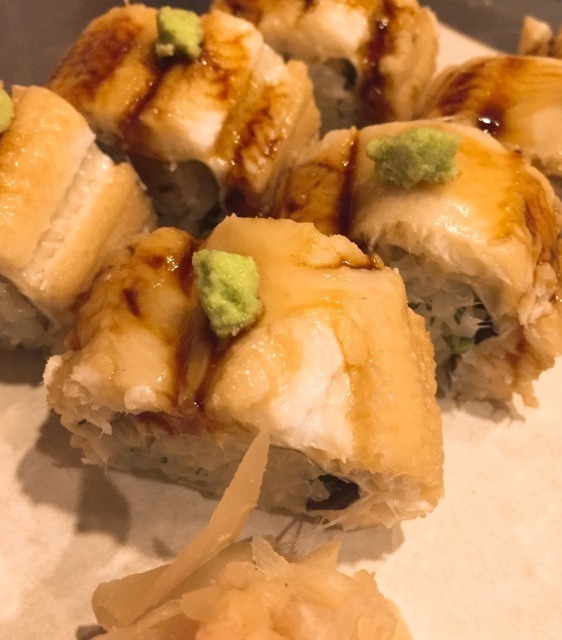 穴子の棒寿司