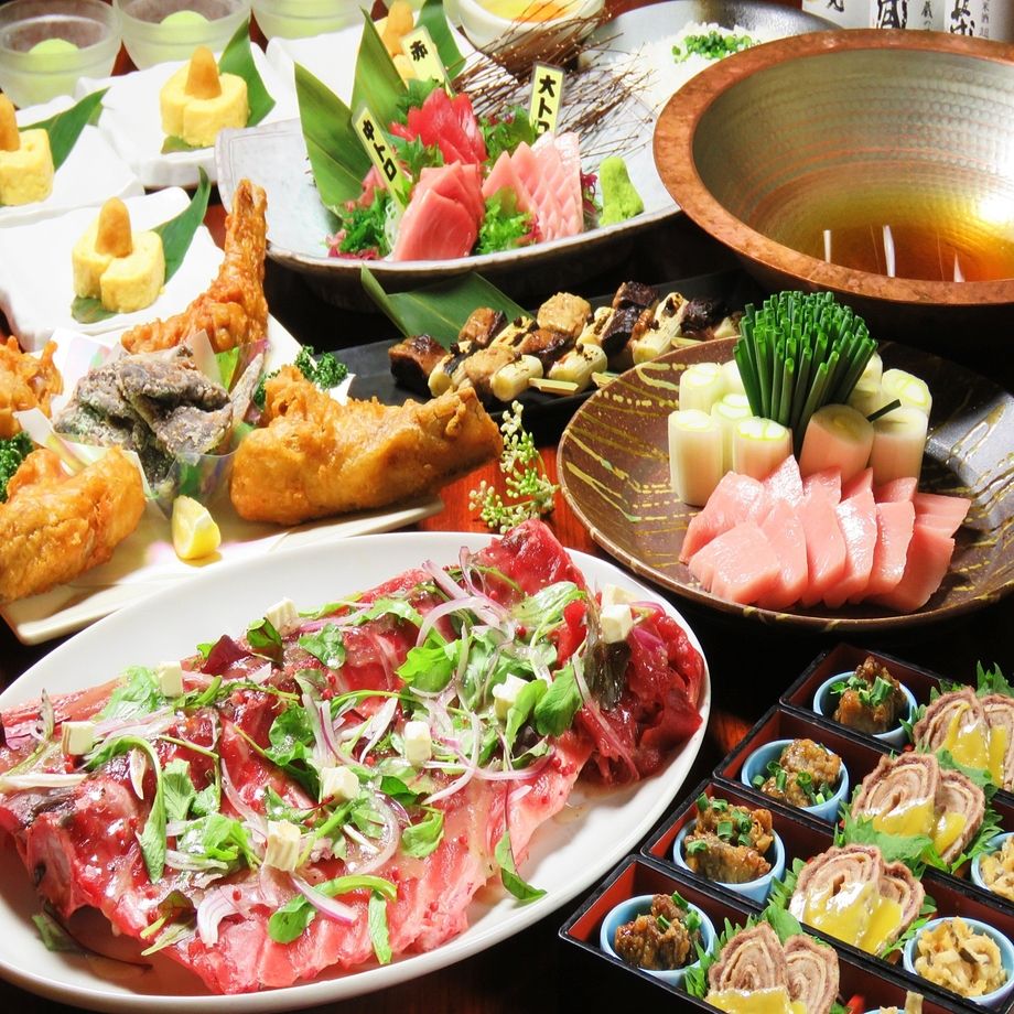 120分飲放付《まぐろ三昧》6000円コース 全8品 6,000円(税込)