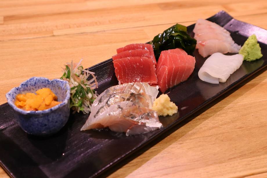刺身5点盛り 羽田市場銀座直売店 ハネダイチバギンザチョクバイテン のメニュー その他