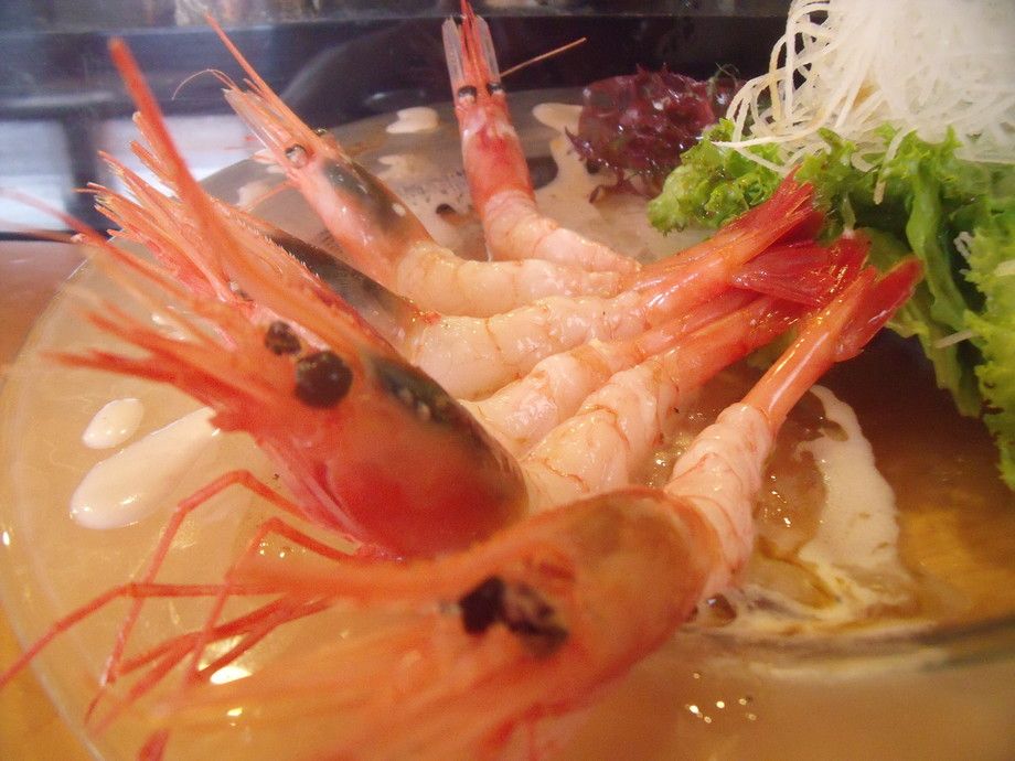 甘エビのカルパッチョ 鮨芳 スシヨシ のメニュー 寿司