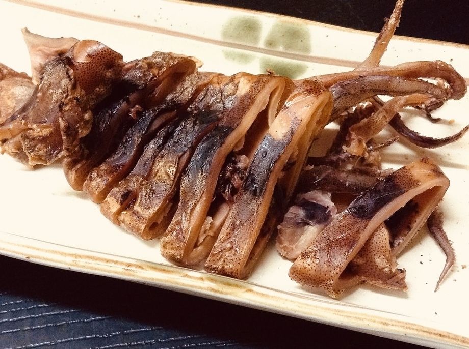 スルメイカの丸干し