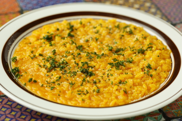 ムール&フリットの残ったスープでつくるリゾット