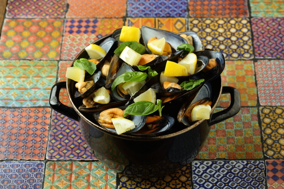 【ムール＆フリット】 レモン＆バジル