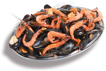 【ムール＆フリット】 ソフトシェルシュリンプのソテー