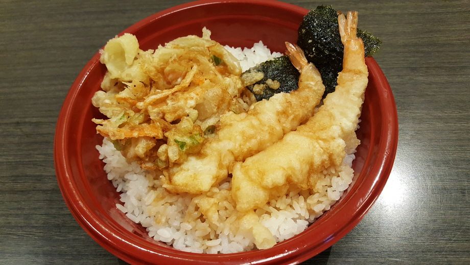大盛りえび天かきあげ丼