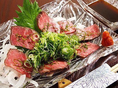 牛肉のたたき(ローストビーフ風)