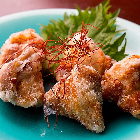 カリカリ豚のにんにく巻き