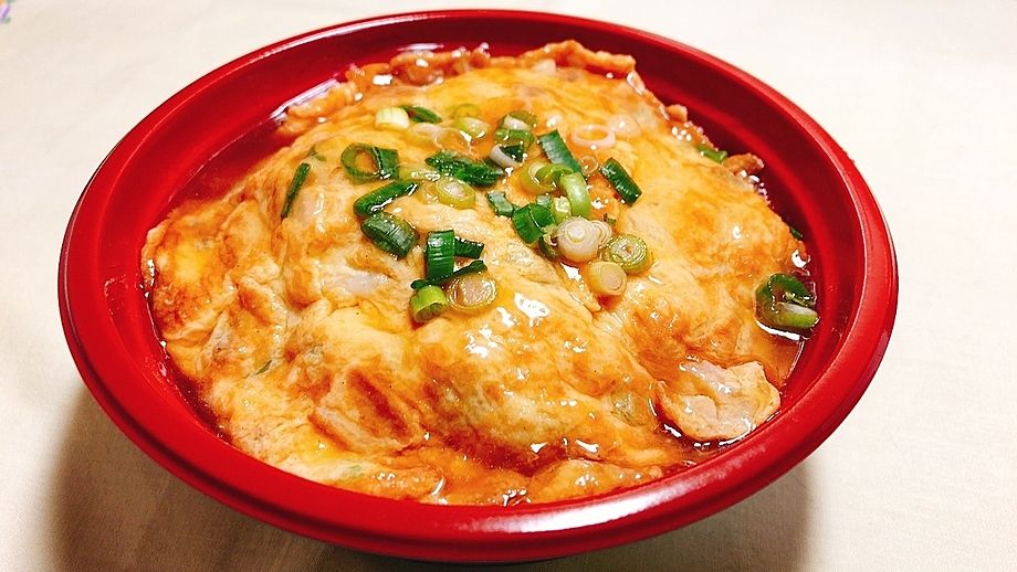 いか入り天津丼