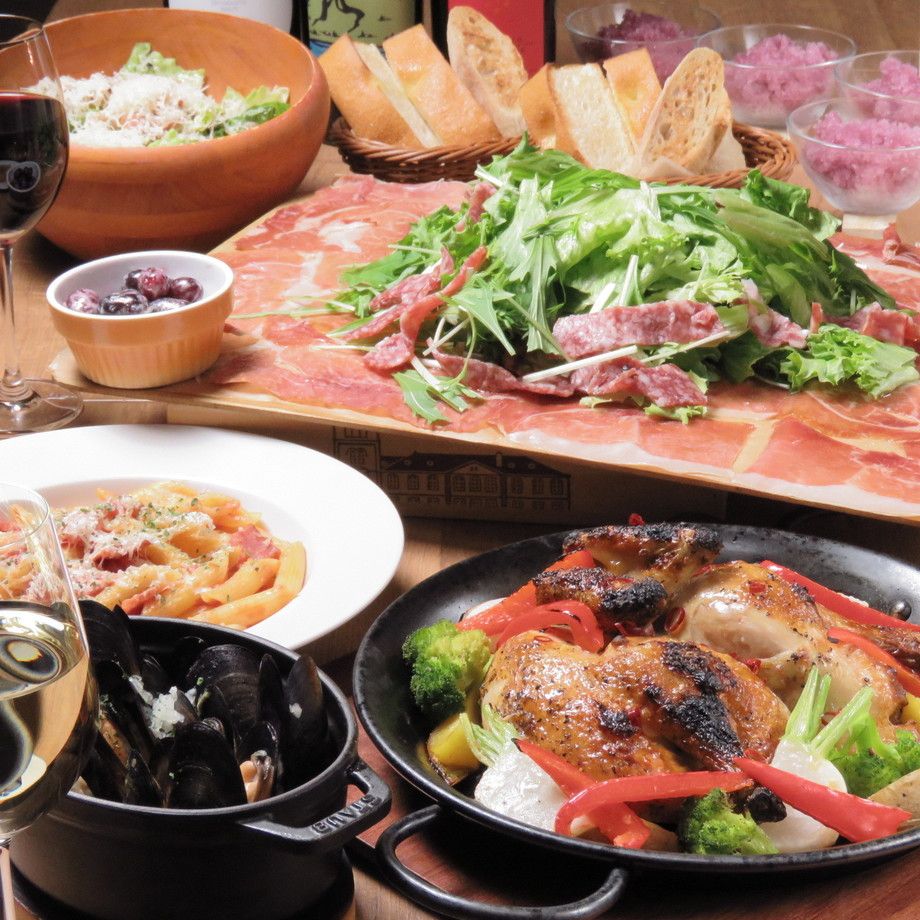 お料理９品 2 5時間飲み放題付 ワインの酒場 Di Punto渋谷駅前店 ディプント しぶやえきまえてん のメニュー ワインバー