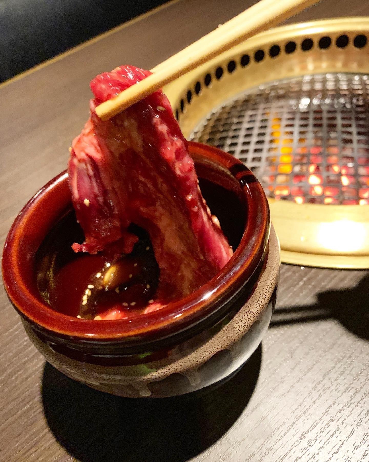 米沢牛のタンシタ壺漬け 新宿 おすすめ 焼肉 個室 ディナー ランチ 焼肉 ジンギスカン きんぐこんぐ
