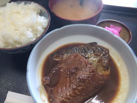 サバ味噌定食