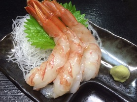 赤えび刺し