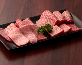 黒毛和牛の盛り合わせ