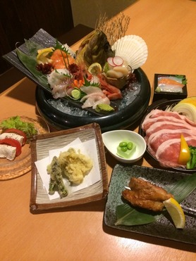宴会の料理