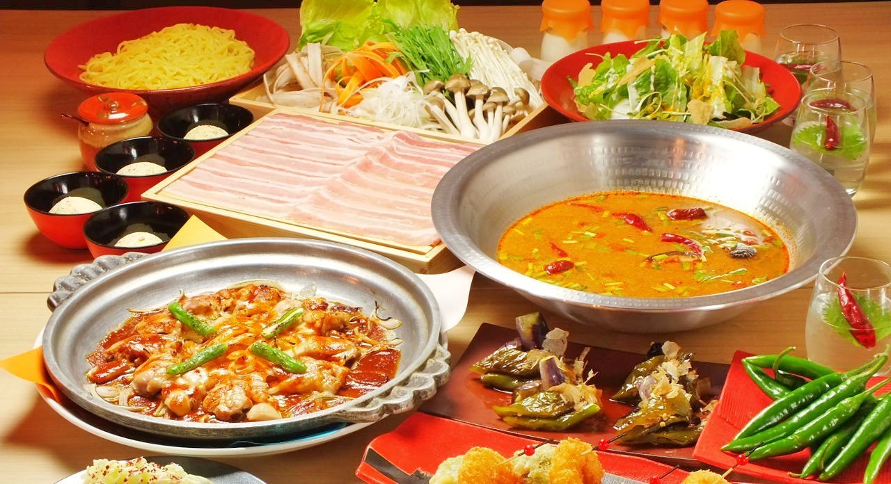 辛党必見 しゃぶしゃぶにもお酒にも唐辛子 とにかく唐辛子尽くしの料理が揃う 大宮 Karako Favy ファビー