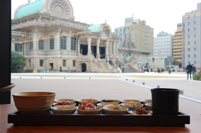 レポ 築地本願寺にあるおしゃれな 和 カフェの 18品目の朝ごはん がスゴい Favy ファビー
