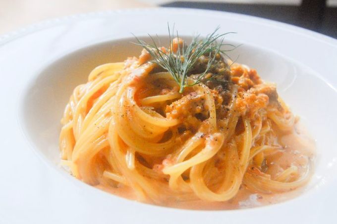 祐天寺のイタリアン『Ca'docci』のパスタ