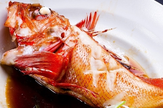魚、煮付け、キンキ、魚介、海鮮料理