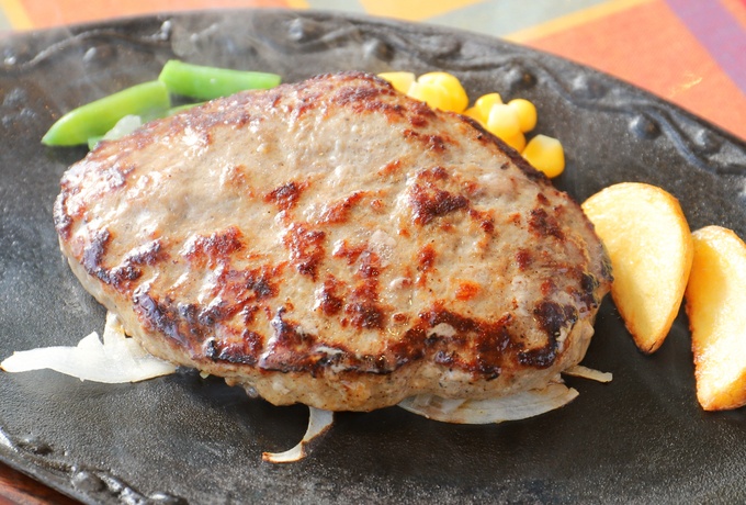 『ステーキけん イオンモール大和店』の「牛100%ビーフハンバーグ」