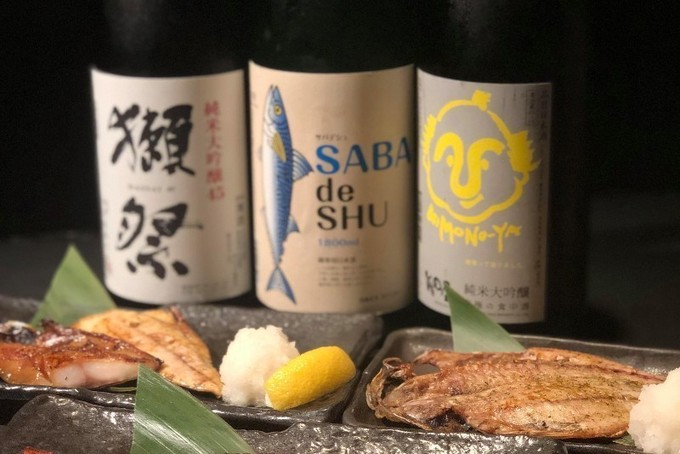 『渋谷東急本店前のひもの屋』日本酒
