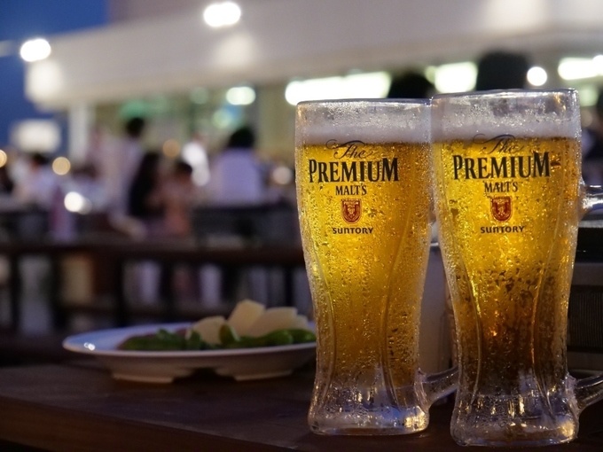 ビール、飲み放題