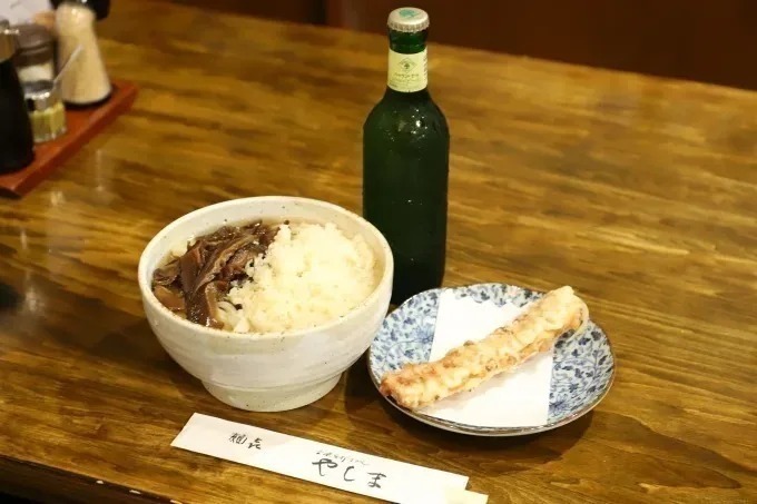 ハートランド たぬきうどん ちくわの天ぷら
