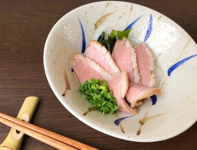 『てまえみそ』の「合鴨ロースの低温調理 みそたまり漬け」