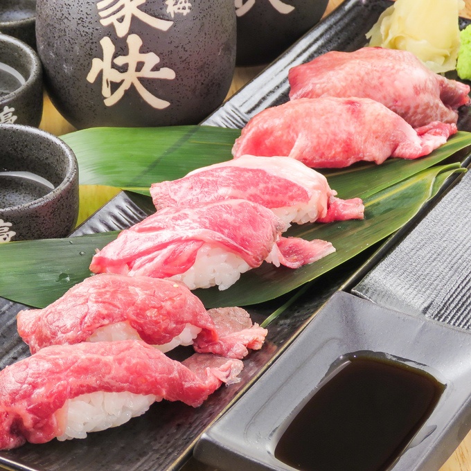 春田屋の肉寿司
