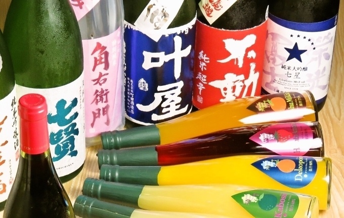 すしと炉端のお店火花、日本酒