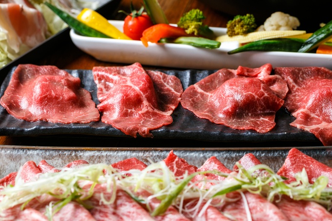 『大衆和牛酒場 コンロ家』の炙り寿司