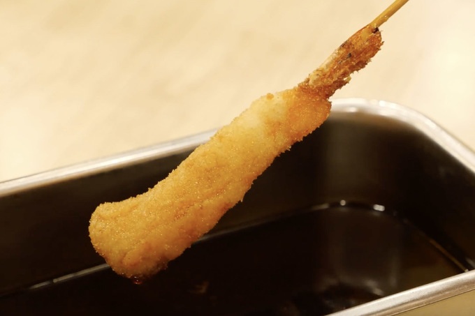 『大阪満マル』の串カツ