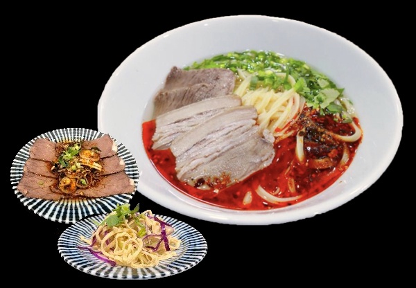 セット ラーメン 蘭州ラーメン