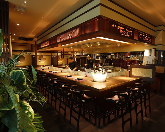 Grill&Wine TOSAKA Roppongiの内観