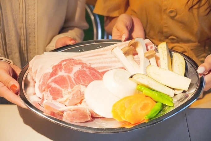 『大手町ビアガーデン』の「BBQコース」で楽しめる食材達