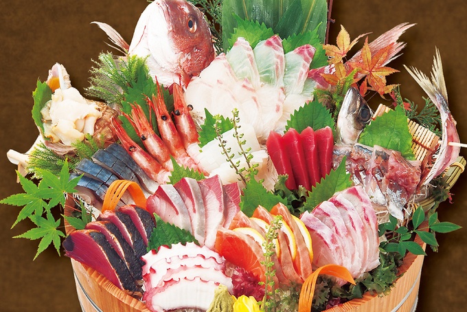 『大庄』の「大漁盛り」
