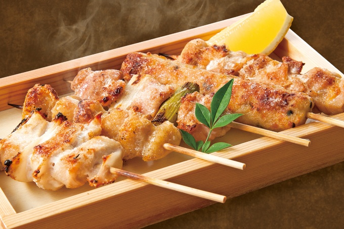 『庄や』の「焼きとり盛り合わせ(5本)」