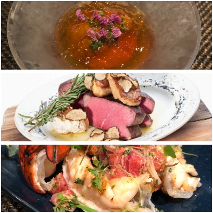 tcc Steak & Seafood シャトーブリアンとオマール海老のコース