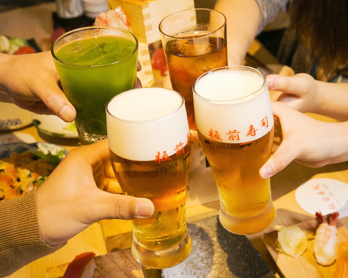 板前寿司 上野店の飲み放題