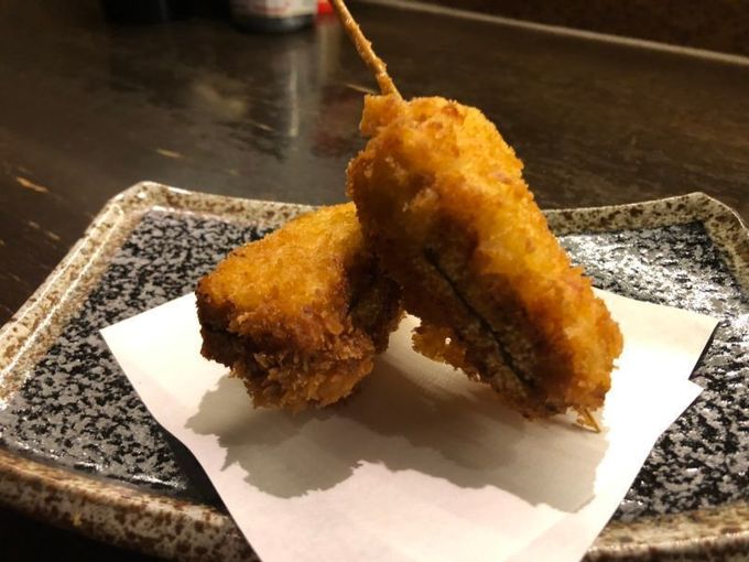 蔵之助 子持ち昆布の串揚げ