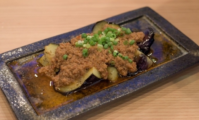 肉味噌ぶっかけ茄子