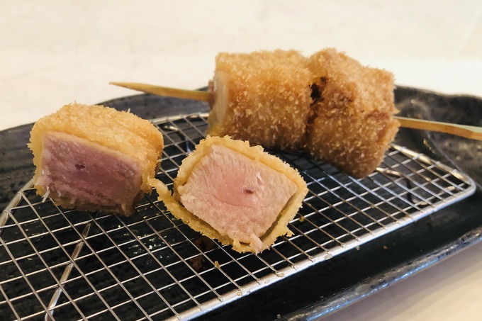 おでん家 万昌 ぶらっせ 浦和店 串揚げ ヅケマグロ