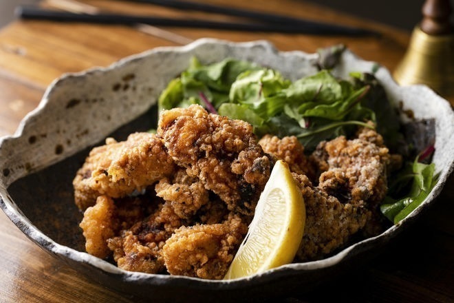 ビールに漬け込んだ鶏の唐揚げ