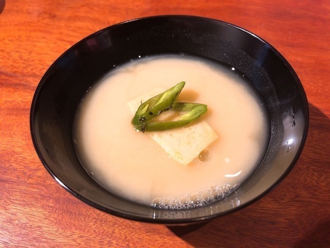 くずし割烹 厨 KURIYAのお吸い物