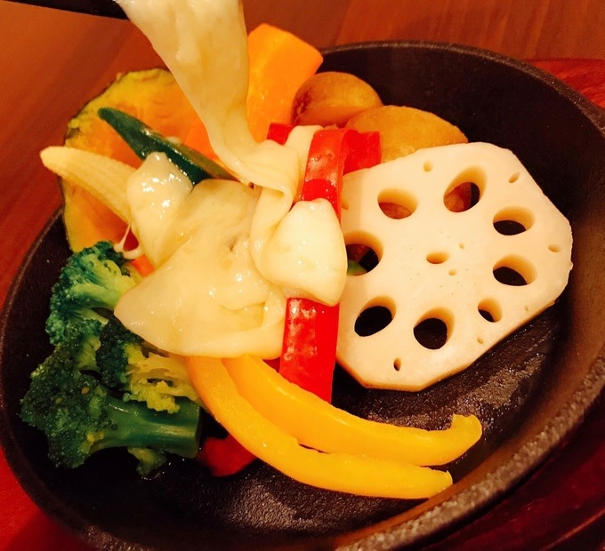 ラクレット 野菜