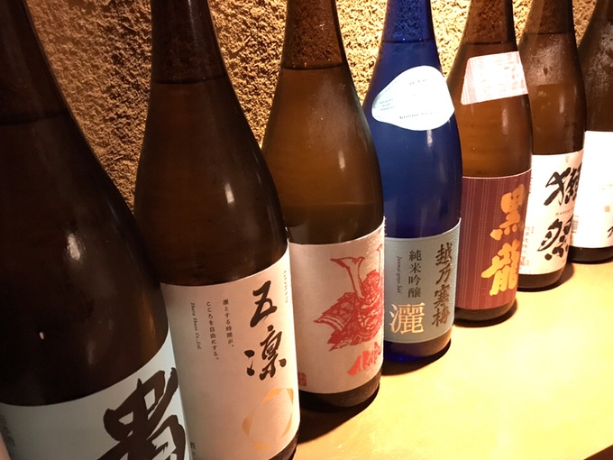 旬彩庵、日本酒