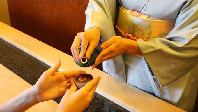 京都・北大路にある京料理・会席料理『照月』の接客イメージ