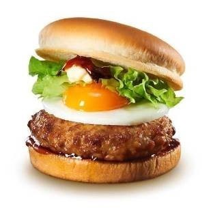 ロッテリア 半熟月見 肉厚バーガー