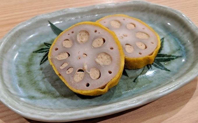 築地ふく竹本店 辛子れんこん