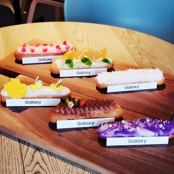 原宿GalaxyCafeのエクレア6種